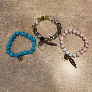 3 Beljoy bracelets